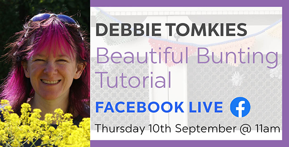 Debbie Tomkies Beautiful Bunting Tutorial