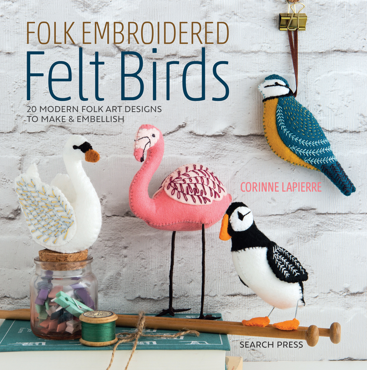Folk Embroidered Felt Birds cover