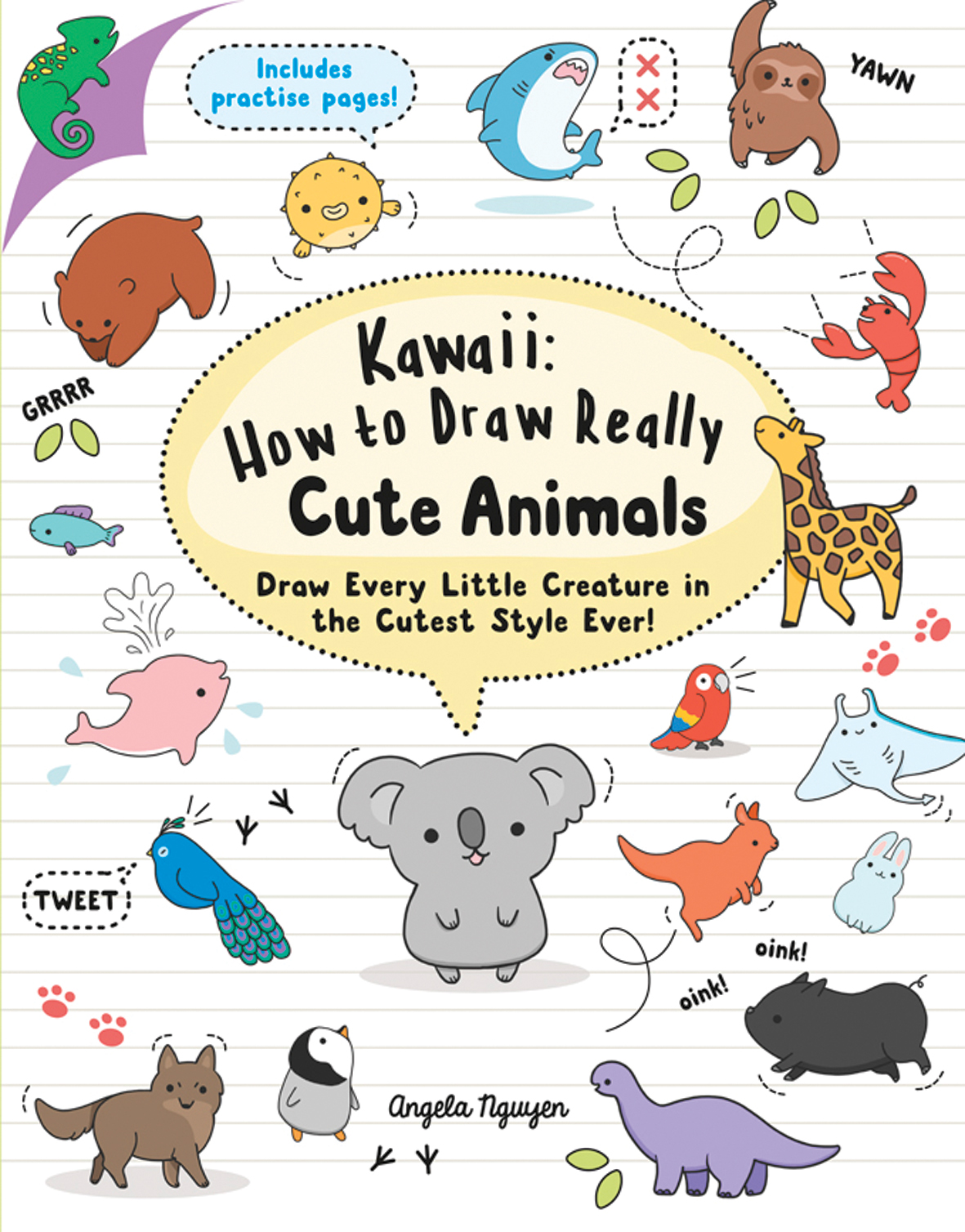 Search Press | Kawaii: How to Draw Really Cute Animals by Angela Nguyen