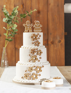 Wedding Cake from Modern Gingerbread