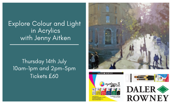 Explore Colour and Light in Acrylics with Jenny Aitken