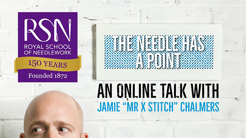 The Needle has a Point - An Online Talk with Jamie "Mr X Stitch" Chalmers
