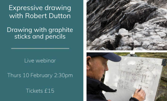 Drawing with Graphite Sticks and Pencils - A Robet Dutton Webinar with Painters Online
