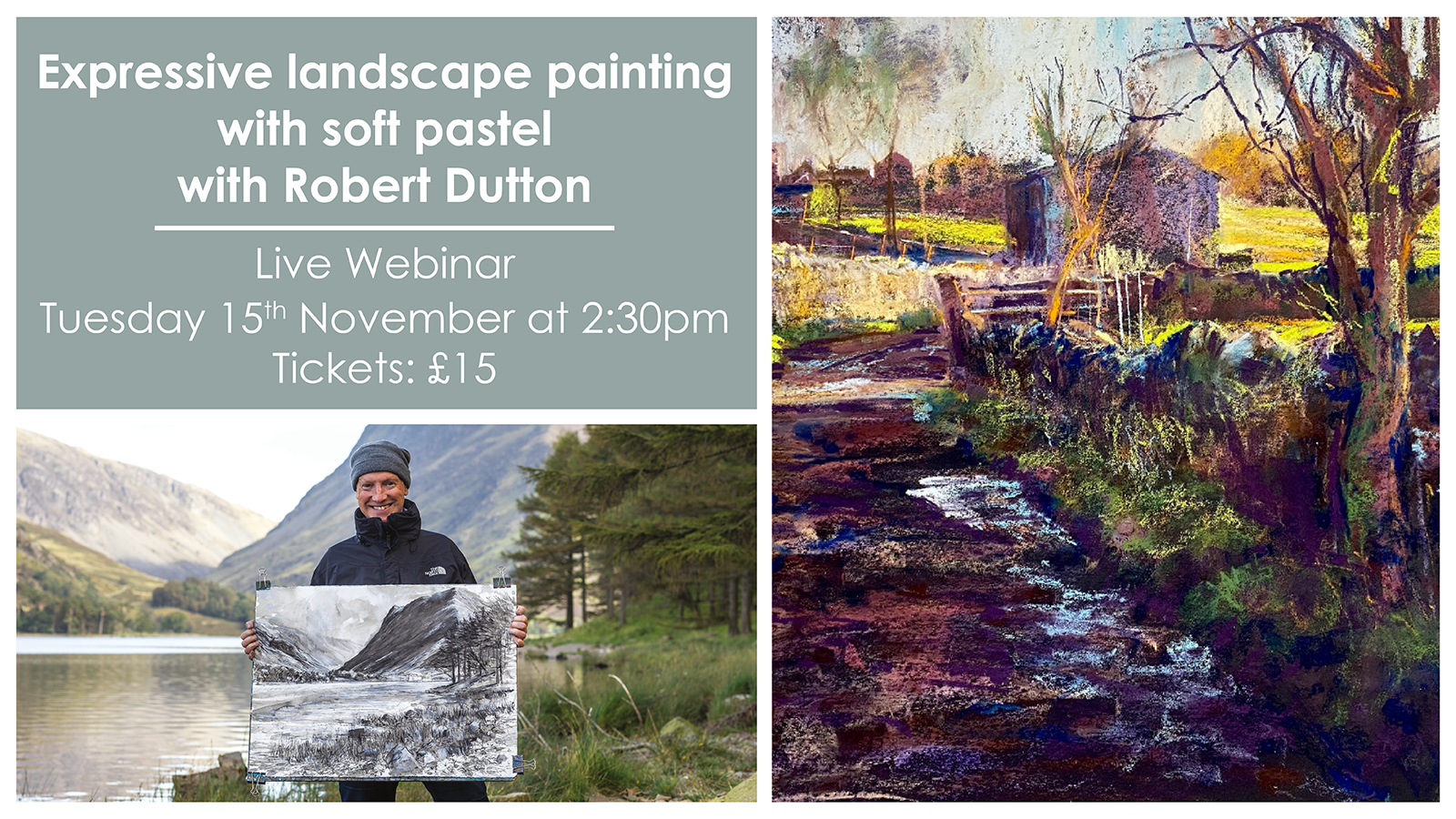 Expressive Landscape Painting with Soft Pastel with Robert Dutton
